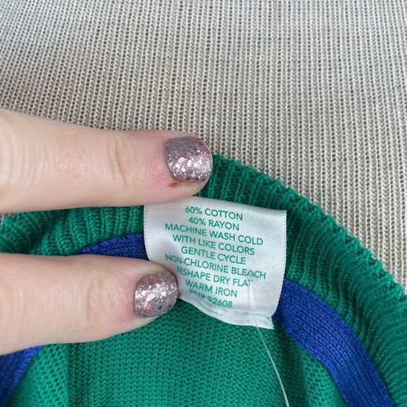 NWT PBX Basics Womens Green Sweater Size M - Picture 6 of 6